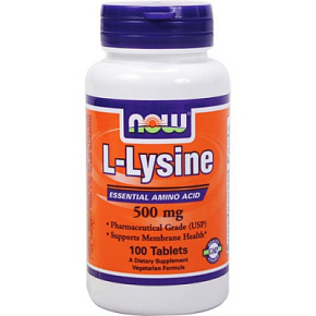 Аминокислоты Lisine 500mg 100таб. 0100 