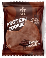 Десерт глазированный КУКИ  FK Protein chocolate cookie 50г. (капучино)