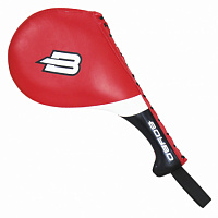 Лапа-ракетка двойная с защитой кисти BoyBo BPRD220 Флекс (красный)