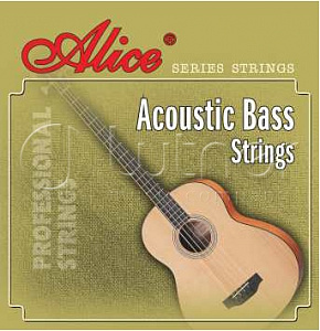 Струны Комплект струн для 4-струнной акустической бас-гитары A616(4)-L. Сталь/медь.  