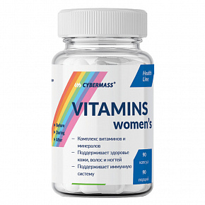 Витаминно-минеральные комплексы Vitamins womens/ Витамины для женщин 90капс.