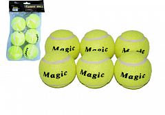 Мяч для б/т Magic  PVC (6шт.в уп) для трен. и любит. игры ТО306 арт.2037