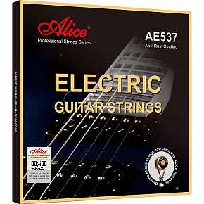 Струны Комплект струн для электрогитары AE537-SL, сплав железа, Super Light, 9-42 