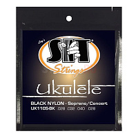 Струны для укулеле SIT UK110S-TI, Ukulele Standard Black (Soprano / Concert)