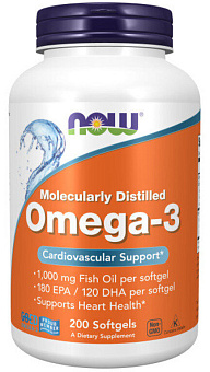 Специальные препараты Omega-3 1000mg 200softgels 1652 