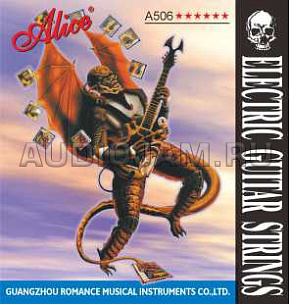 Комплект струн для электрогитары A506SL, сталь/сплав никеля.  купить в Шахтах, выгодная цена на комплект струн для электрогитары a506sl, сталь/сплав никеля.  в интернет-магазине "Медведь"