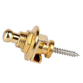 Крепление ремня M184-2 с блокировкой(стреплоки), золото 2шт.  купить в Шахтах, выгодная цена на крепление ремня m184-2 с блокировкой(стреплоки), золото 2шт.  в интернет-магазине "Медведь"