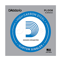 Струна одиночная PL008 Plain Steel .008, 11349