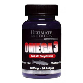 Omega 3 1000мг 90softgels ULTIMATE купить в Шахтах ULTIMATE - цены в интернет-магазине спортивного питания "Медведь"