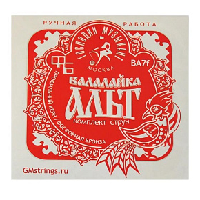 Комплект из 3-х струн для балалайки-альт. BA7F Балалайка АЛЬТ ФБ купить в Шахтах, выгодная цена на комплект из 3-х струн для балалайки-альт. ba7f балалайка альт фб в интернет-магазине "Медведь"