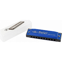 Диатоническая губная гармошка BEE DF10A-1 BLUE, С, цвет синий DNT-78770