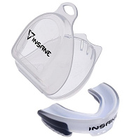 Капа 1-челюстная детская INSANE LYNX IN23-MG500, ЭВА белый/черный