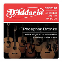 Комплект струн EPBB170 Phosphor Bronze для акустической бас-гитары, Long Scale