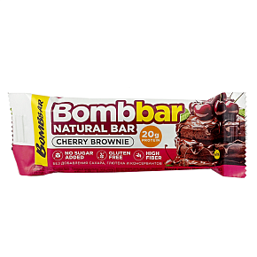 Батончик неглазированный со вкусом Вишневый брауни 60гр. купить в Шахтах - цены в интернет-магазине спортивного питания "Медведь"