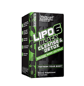 Lipo-6 BLACK CLEANSE&DETOX 60капс.  9130 купить в Шахтах - цены в интернет-магазине спортивного питания "Медведь"