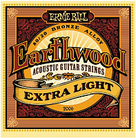 Струны для акуст.гитары 2006 Earthwood 80/20 Bronze Extra Light (10-14-20w-28-40-50), 64249