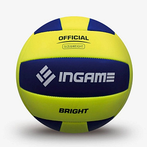 Мяч волейбол. INGAME BRIGHT сине-жёлтый 