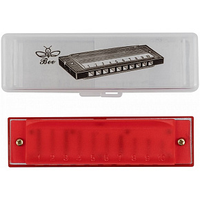 Диатоническая губная гармошка BEE DF10A-3 RED, С, цвет красный DNT-77039 купить в Шахтах, выгодная цена на диатоническая губная гармошка bee df10a-3 red, с, цвет красный dnt-77039 в интернет-магазине "Медведь"