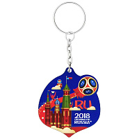 Брелок дерево Летящий мяч FIFA-2018 CH538 