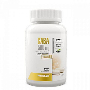 GABA 500mg  100vcaps. MAXLER купить в Шахтах MAXLER - цены в интернет-магазине спортивного питания "Медведь"