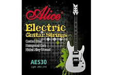 Комплект струн для 6-струнной электрогитары. LIGHT AE530L 532. 