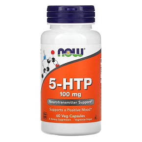 5-HTP 100mg 60caps NOW купить в Шахтах NOW - цены в интернет-магазине спортивного питания "Медведь"