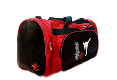 Сумка 5/47 (65*30*30) с надписью и ручкой на боковом кармане (Каратэ Киокусинкай)