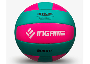 Мяч волейбол. INGAME BRIGHT бирюзово-розовый купить в Шахтах - цены в интернет-магазине спортивных товаров "Медведь"