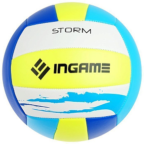 Мяч волейбол. INGAME STORM бело-жёлто-синий 