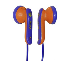 Наушники вкладыши JB-One-VY JB Series, фиолетоый/желтый