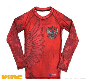 Рашгард для MMA Rusco Sport RED HERB детский купить в Шахтах  от  руб - цены в интернет-магазине спортивных товаров "Медведь"