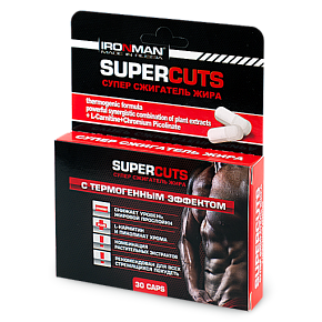 Суперсжигатель жира Super GUTS 30капс  купить в Шахтах - цены в интернет-магазине спортивного питания "Медведь"
