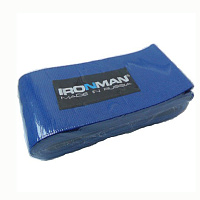 Бинт атлетический IRONMAN для колена 2м. жесткий синий 
