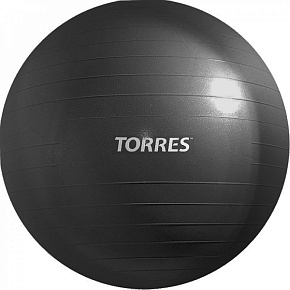 Мяч гимн. TORRES арт.AL100185, диам.85см, с защ. от взрыва, сереб.  