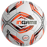 Мяч футб. INGAME CHALLENGER IFB-101 бело-красный