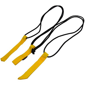 Эспандер лыжника (боксёра) средней упругости, удлинённый с лямками для рук 