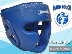 Шлем боксерский закрытый HARD TOUCH blue 013 (M, синий)