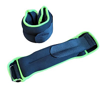 Утяжелители для ног 2*1кг в сумочке (металл.наполнитель/дробь)