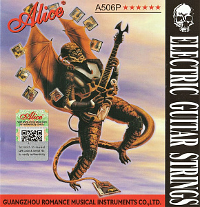 Комплект струн для электрогитары A506P-SL, никель, 9-42  