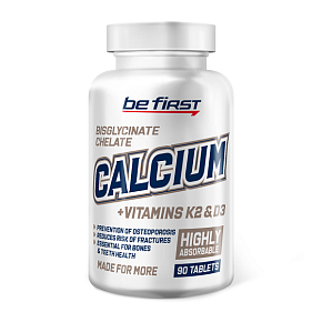 Calcium bisglycinate chelate+K2+D3, 90таб. купить в Шахтах - цены в интернет-магазине спортивного питания "Медведь"