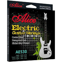 Струны для электрогитары AE530-L шеcтигр. стальная основа c опл. из никеля. 10-46 Light  DNT-18135  