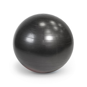 Мяч для фитнеса, "Anti-burst GYM BALL" (матовый) d85см нагр. до130кг FB-85 1.25кг 29043 чёрный 