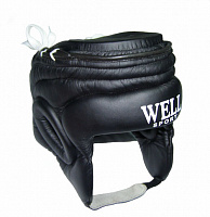 Шлем для тхэквондо THO10  (0,15кг, 25*30*30, L, красный)