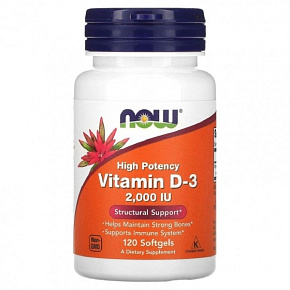 Vitamin D3 2.000 IU 120softgels  купить в Шахтах - цены в интернет-магазине спортивного питания "Медведь"