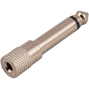 Переходник ADA058 моно мини джек мама 3,5мм->моно джек папа 6.3мм DNT-41714 