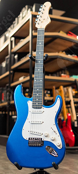 Электрогитара L-G1-ST-MBL синяя  купить в Шахтах, выгодная цена на электрогитара l-g1-st-mbl синяя  в интернет-магазине "Медведь"