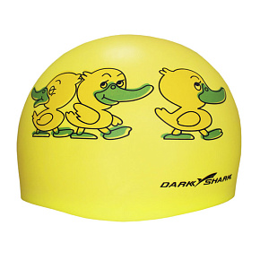 Шапочка д/плав. Dark Shark SC06cap детская с рисунком силиконовая  купить в Шахтах - цены в интернет-магазине спортивных товаров "Медведь"